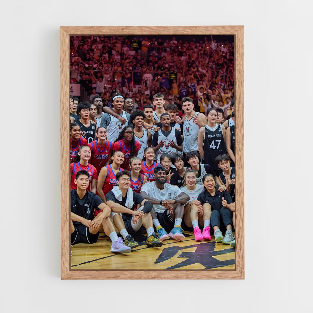 Poster Court des Léopards – affiche Basketball (vue 4)